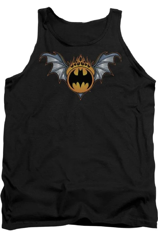 Reflective jacketBatman Bat Wings Logo Adult Tank Top