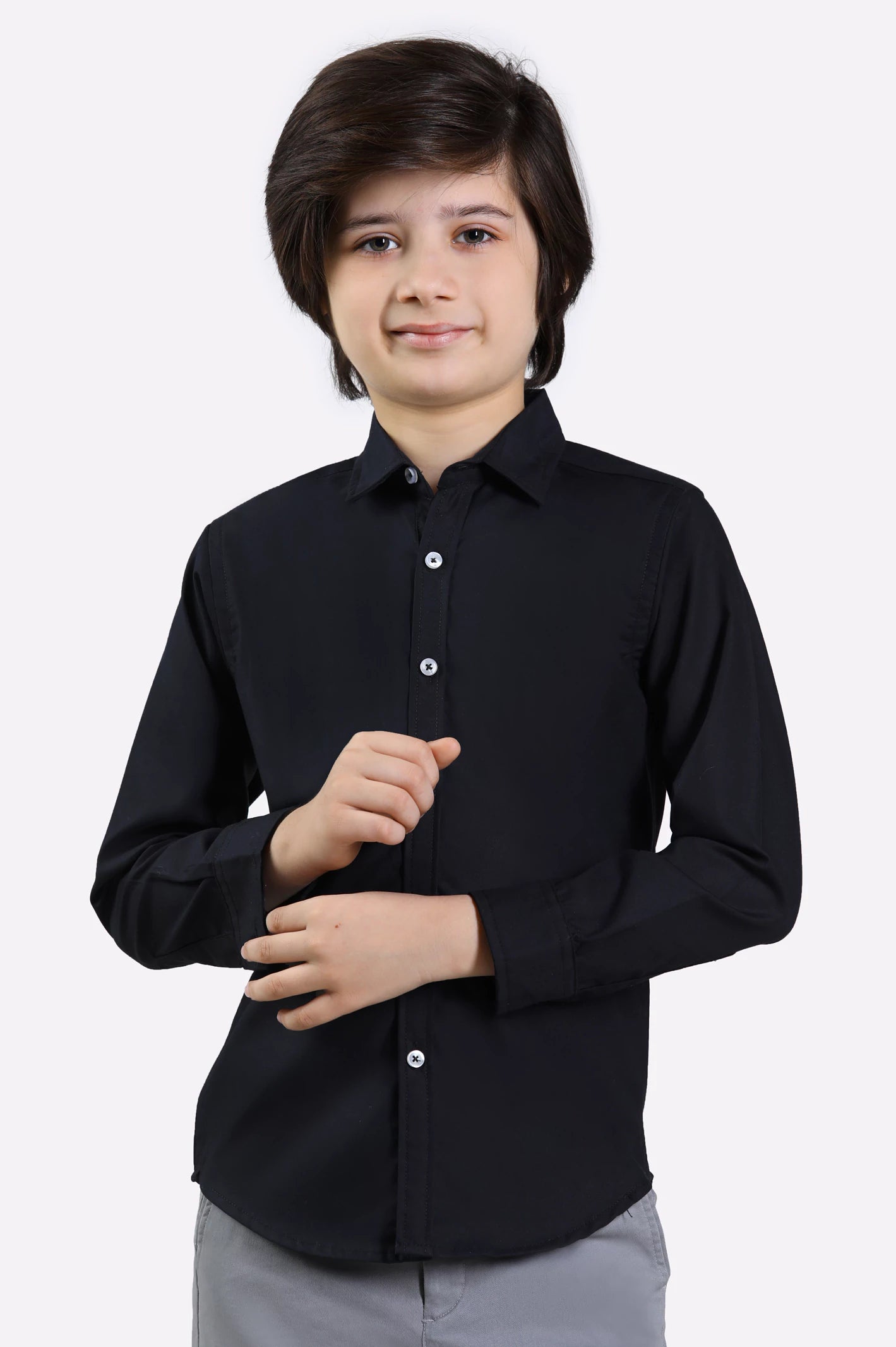 Black Plain Casual ShirtDesigner Shirts