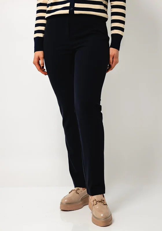 Robell Jacklyn Slim Comfort Trousers, Navy