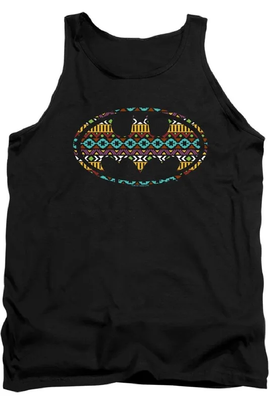 Outdoor singletBatman Aztec Fill Adult Tank Top