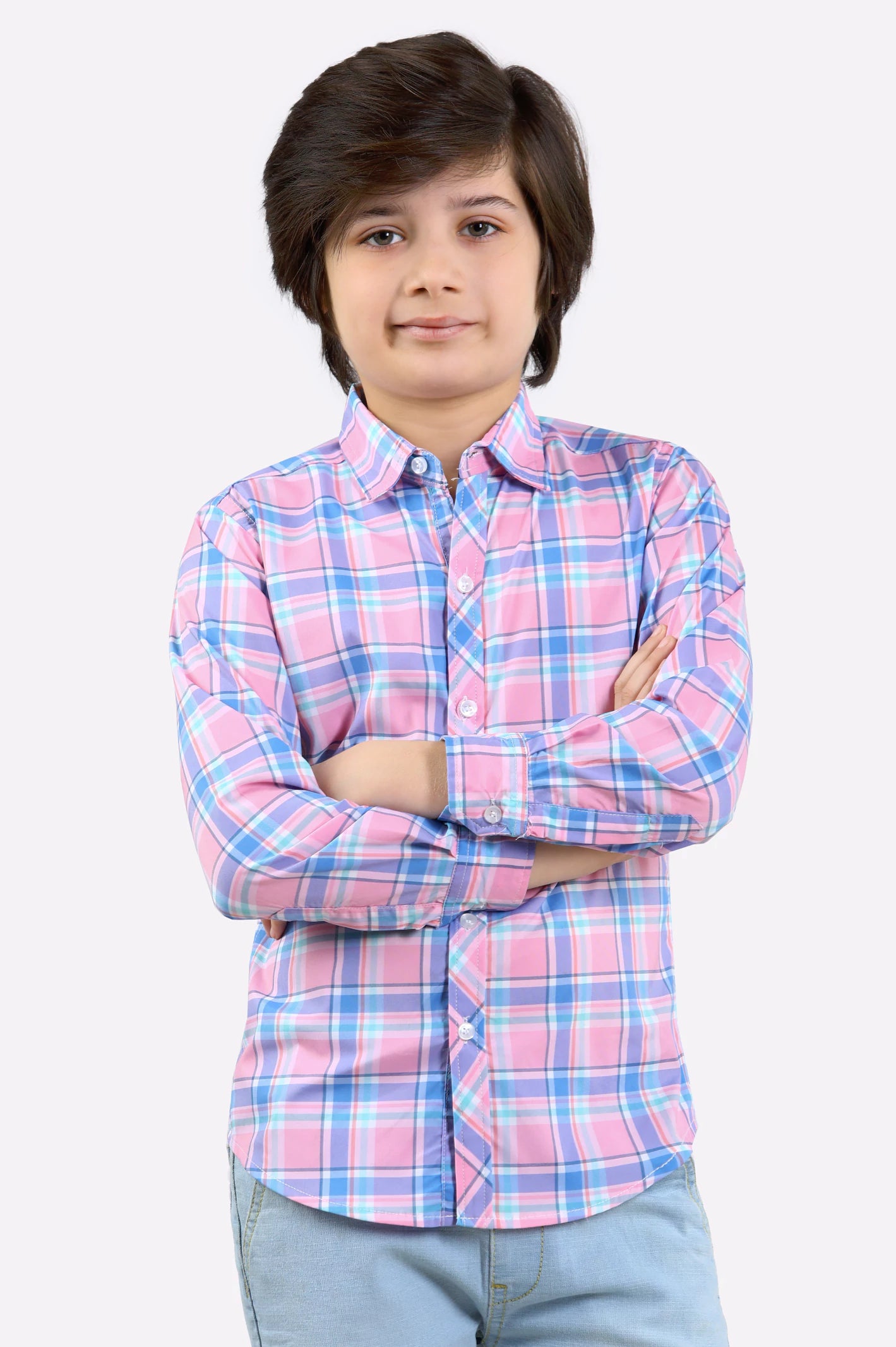 Glen Plaid Check Casual ShirtPunk Shirts