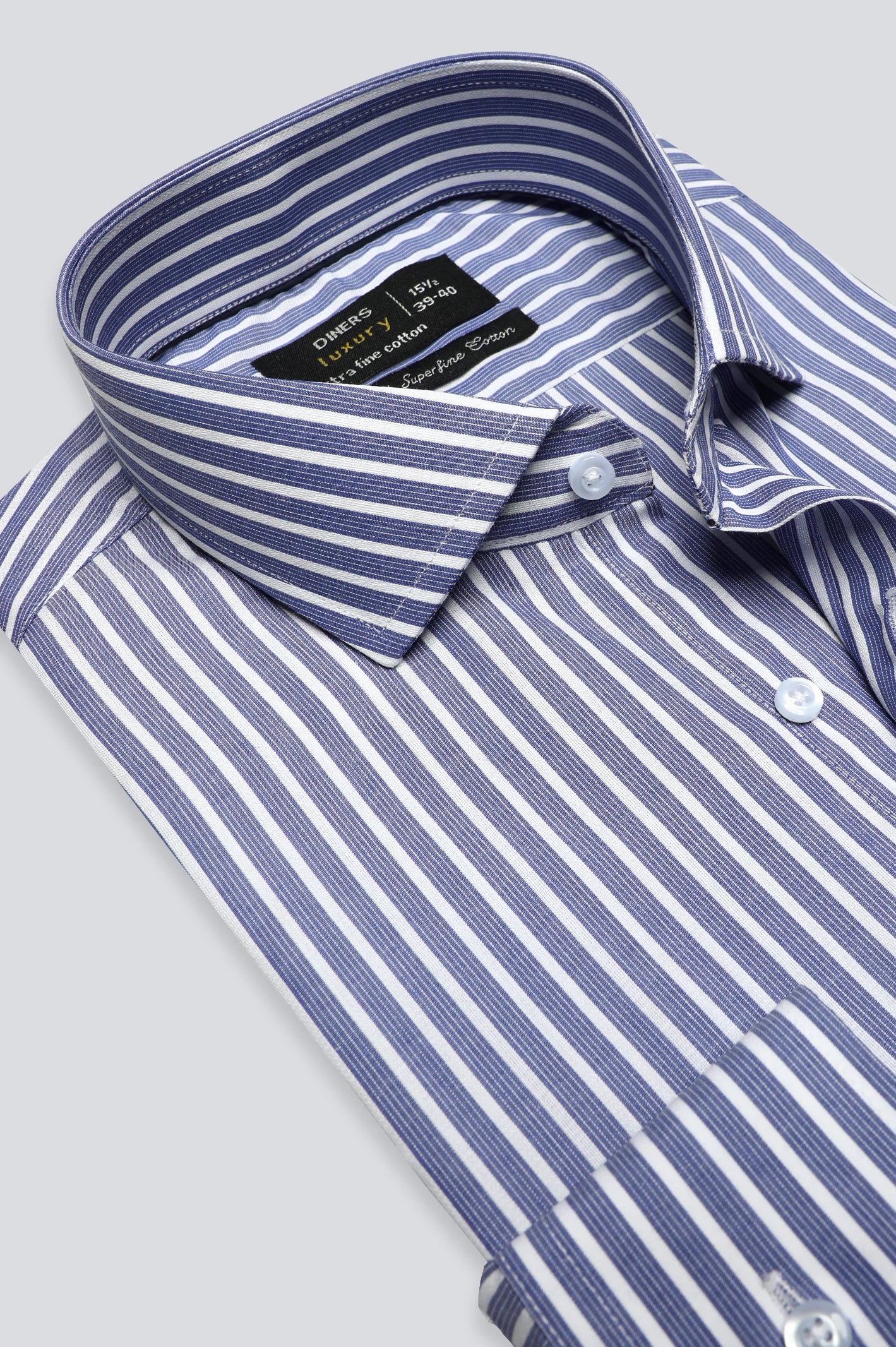 Blue Pencil Stripes Formal ShirtCamping Shirts