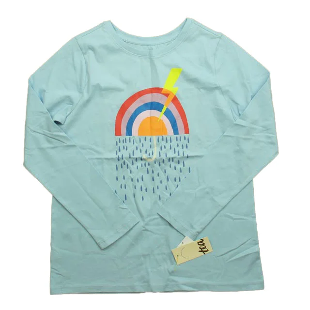 Tea Girls Blue Rainbow Long Sleeve Shirt