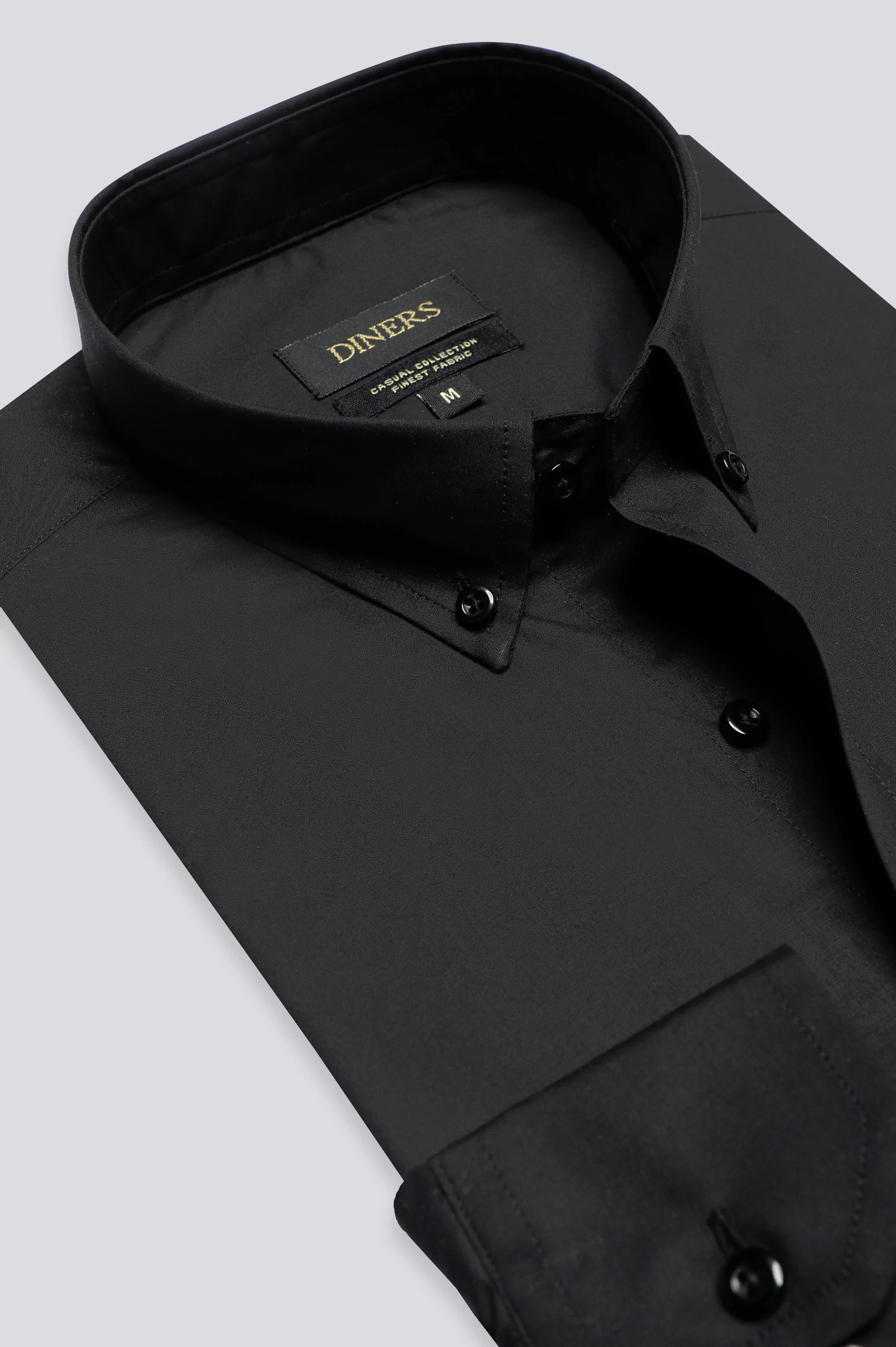 Black Plain Casual ShirtOversized Shirts