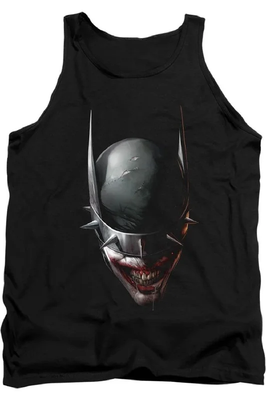 Sports singletBatman Who Laughs Head Adult Tank Top