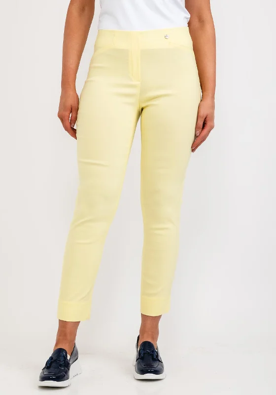 Robell Rose 09 Super Slim Trousers, Yellow