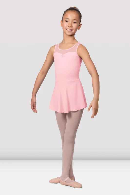 Wind SkirtGirls Suki Open Back Skirted Leotard