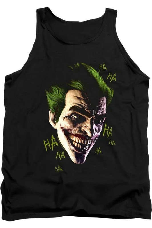 Sports tankBatman Arkham Origins Joker Grim Adult Tank Top