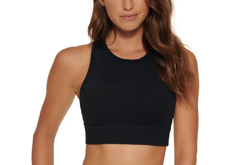 Trail teeCalvin Klein Performance Women's Medium Impact Sports Bra, Black, S