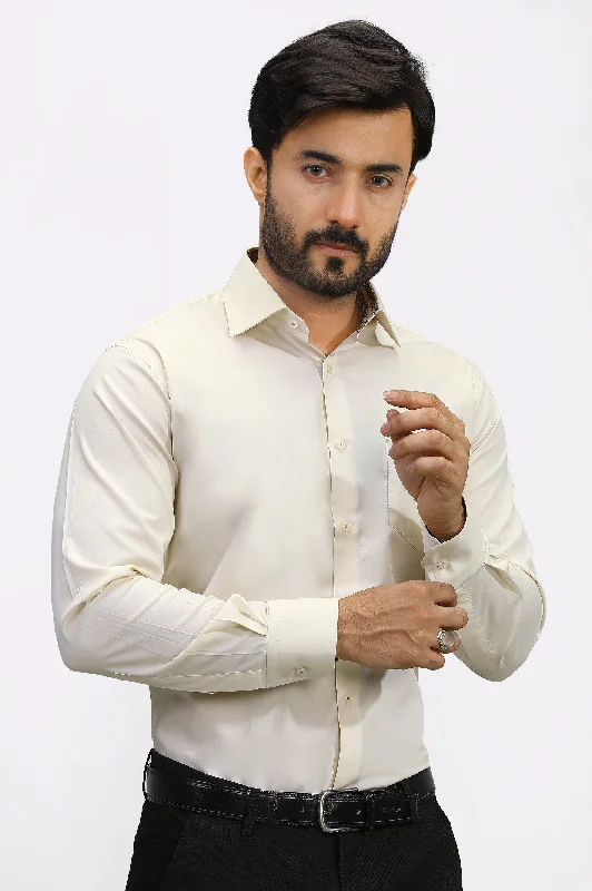 Fawn Plain Formal ShirtOutdoor Shirts