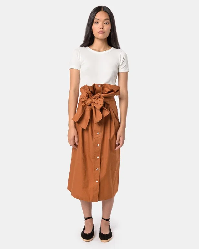 Culotte SkirtSmith Skirt in Rust