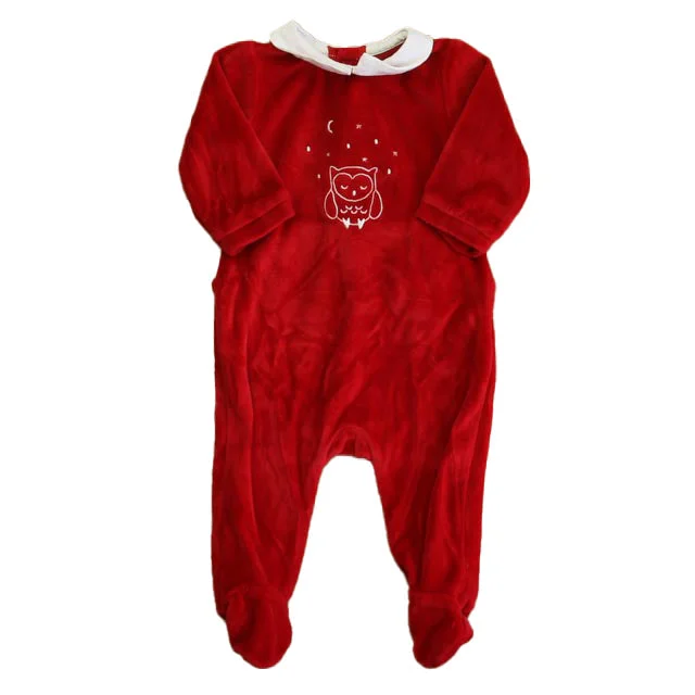 Jacadi Unisex Red Owl Long Sleeve Outfit