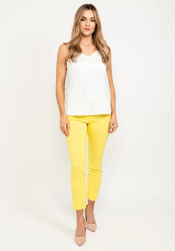 Robell Rose 09 Super Slim Trousers, Corn Yellow