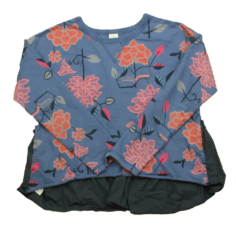 Tea Girls Blue | Pink Floral Long Sleeve Shirt