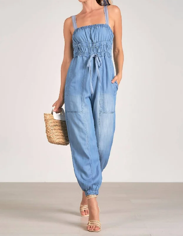 Trail tankS24 Jumpsuit Tank In Blue Wash