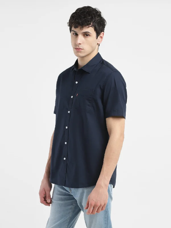 Men's Solid Slim Fit ShirtFringed Shirts