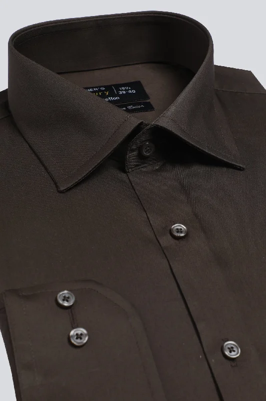 Brown Formal ShirtPerformance Shirts