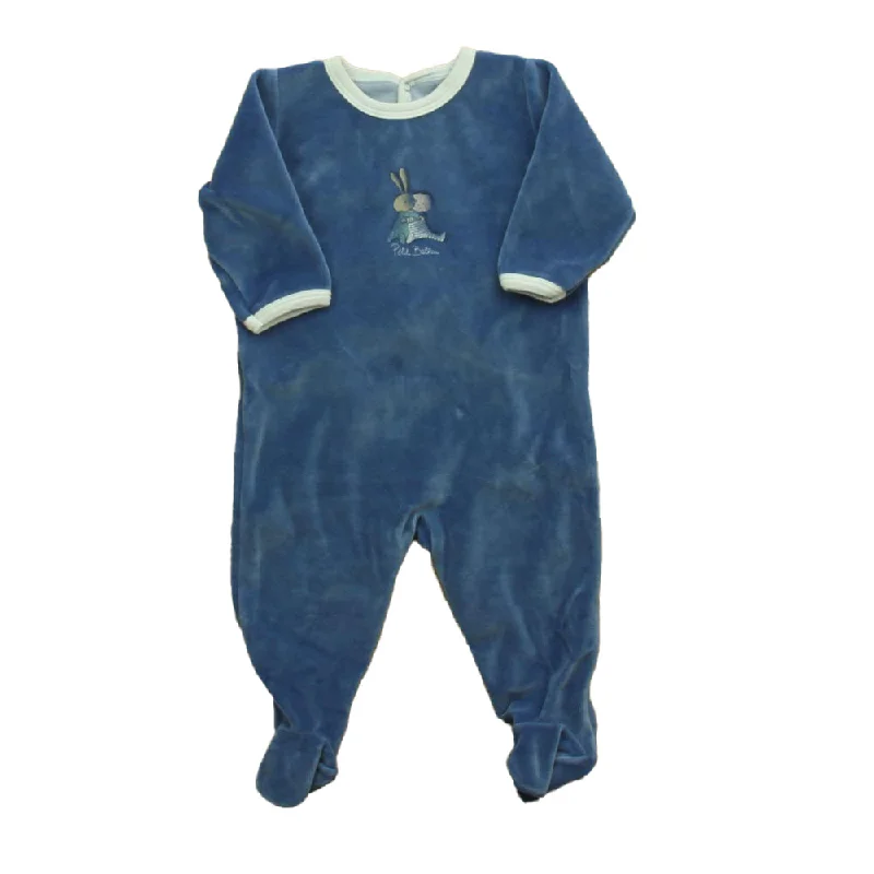 Petit Bateau Boys Blue Long Sleeve Outfit