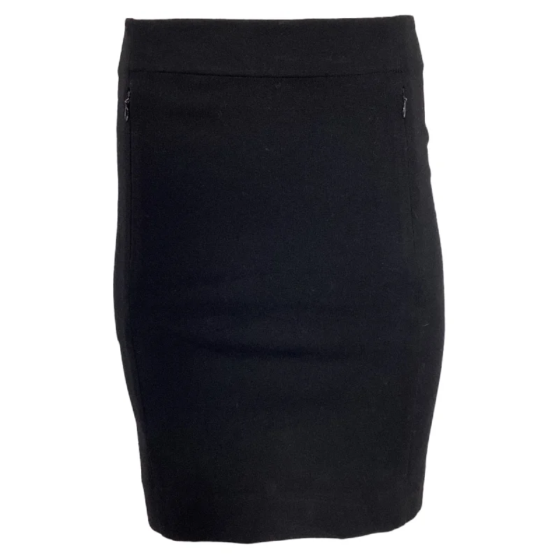 Sheer SkirtDiane Von Furstenberg Mini Fitted Skirt in Black Viscose