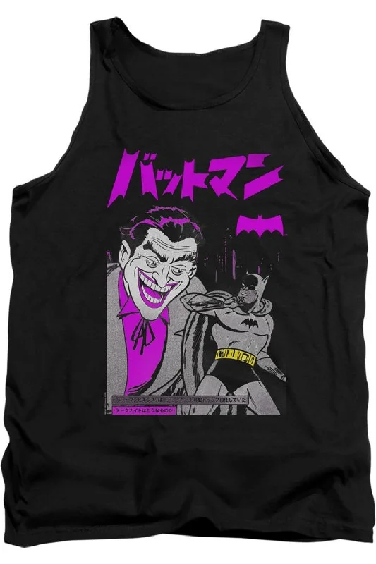 Running singletBatman Kanji Cover Adult Tank Top