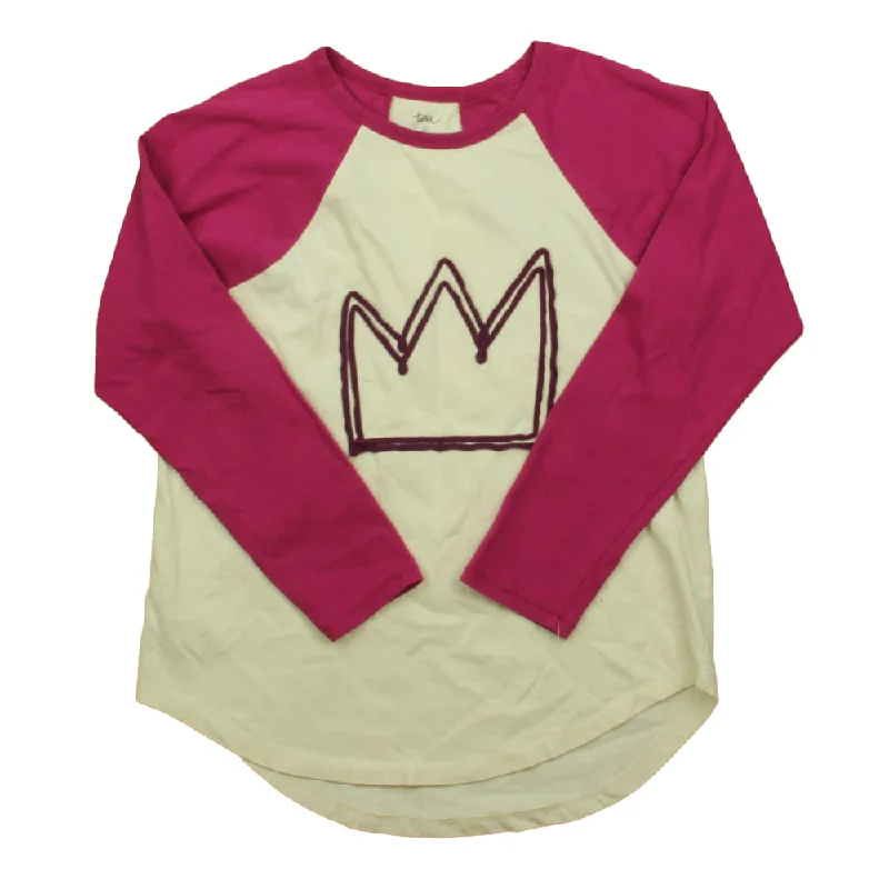 Tea Girls Magenta | Ivory Long Sleeve T-Shirt