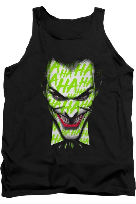 Thermal jacketBatman Ha Ha Smile Adult Tank Top