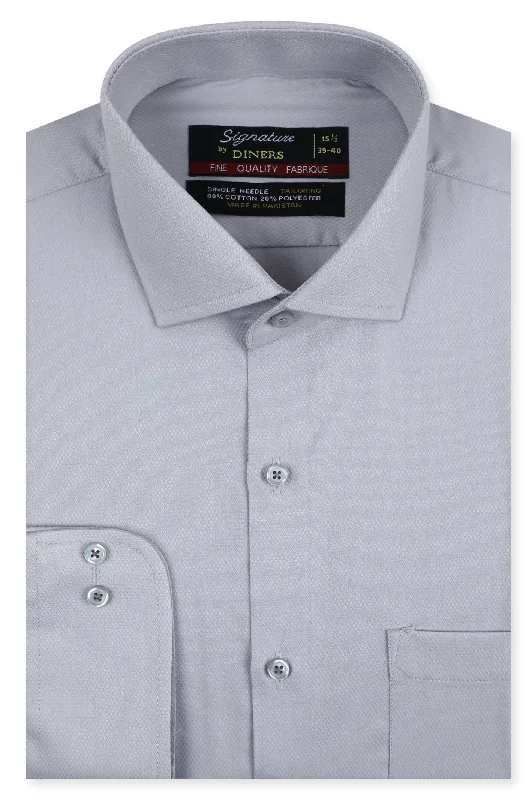 Grey Formal ShirtQuick-Dry Shirts