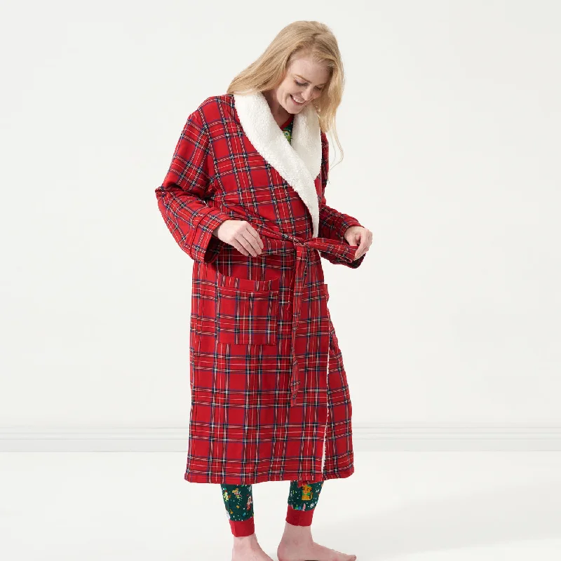 Holiday Plaid Cozy Robe