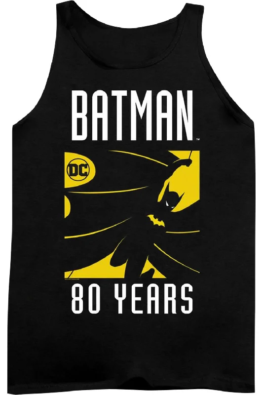 Trail teeBatman Silhouette Adult Tank Top