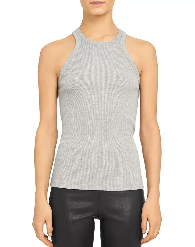 Outdoor singletRacerback Tank In Grey