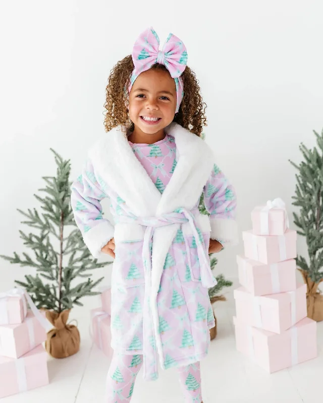 Un-fir-gettable Kids Plush Robe