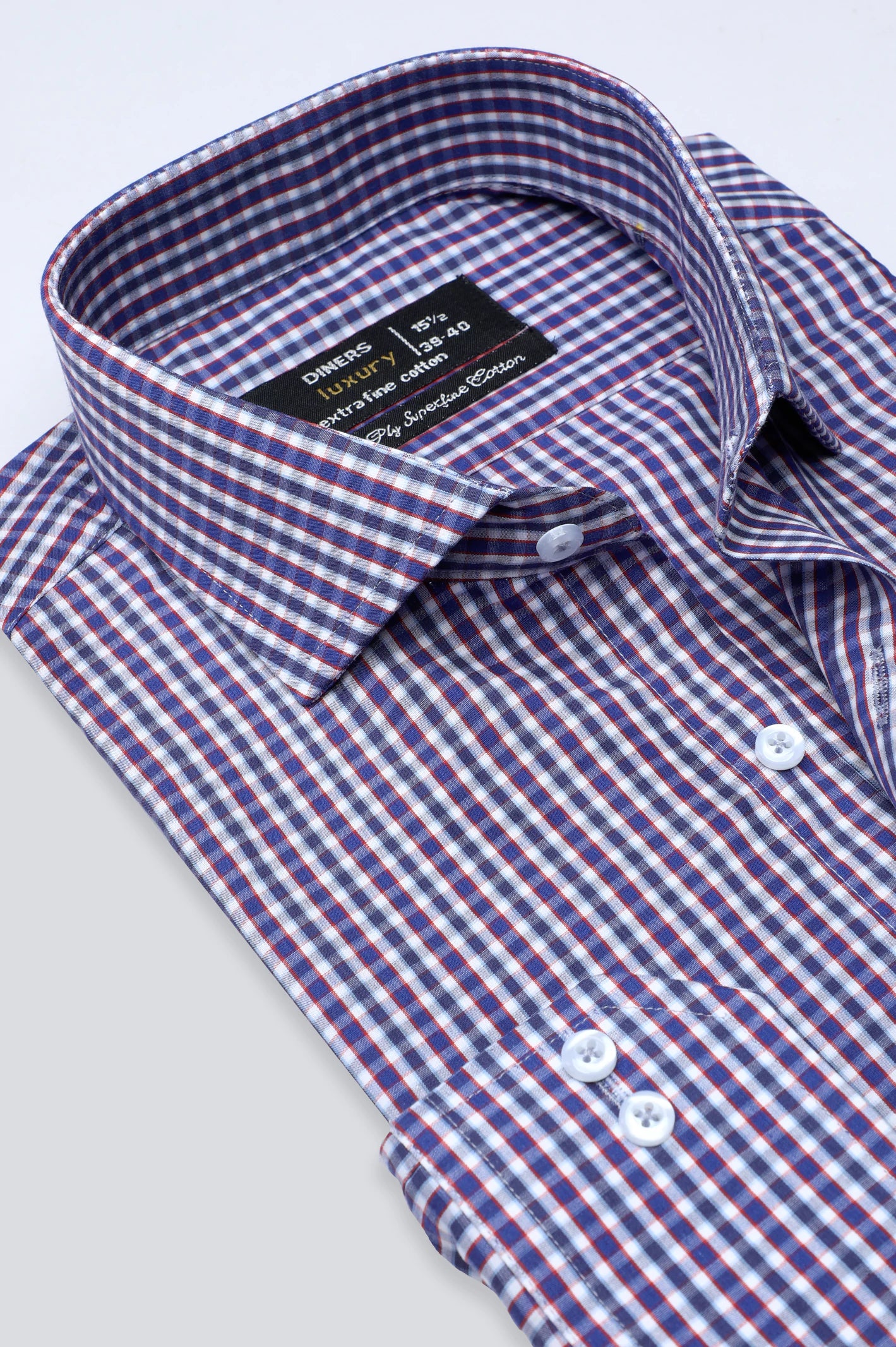 Multicolor Mini-Check Formal ShirtHemp Shirts