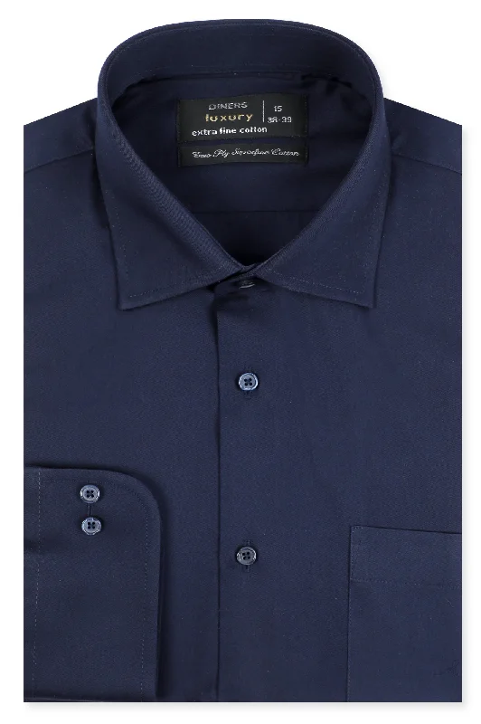 Navy Blue Formal ShirtYoga Shirts