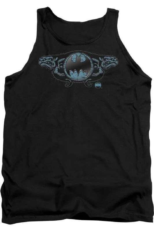 Reflective hoodieBatman Two Gargoyles Logo Adult Tank Top