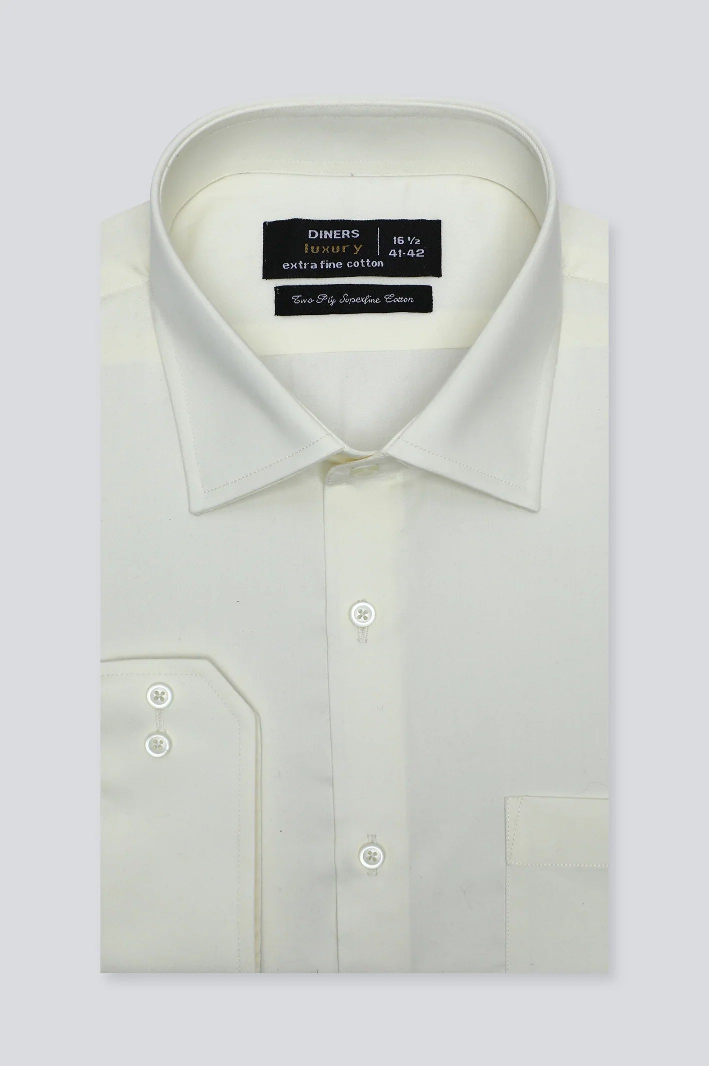 Cream Formal ShirtEmbellished Shirts