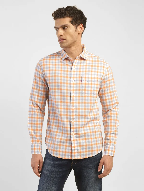 Men's Checkered Slim Fit ShirtSequined Shirts