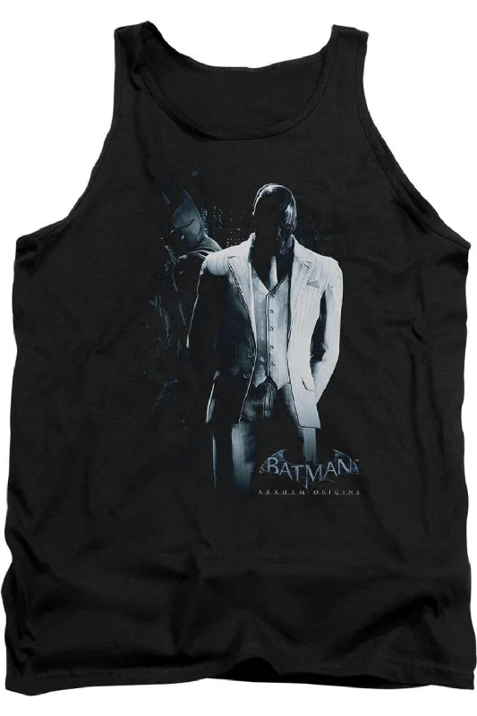 Waterproof teeBatman Arkham Origins Black Mask Adult Tank Top