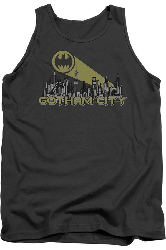 Compression hoodieBatman Gotham Skyline Adult Tank Top