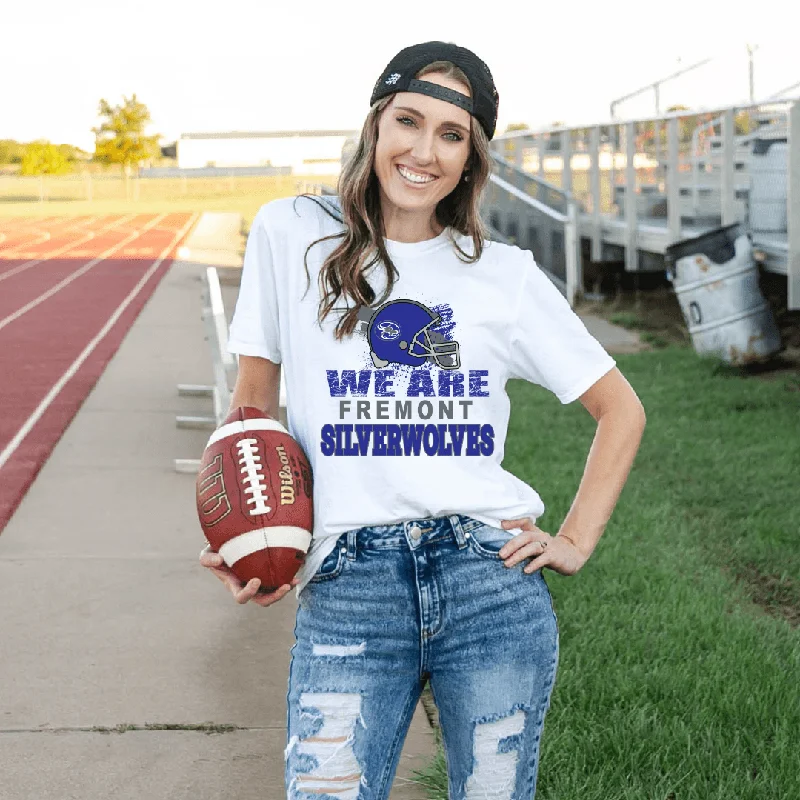 Hazel Blues® | Custom Team Football Helmet TeeReflective T-Shirts