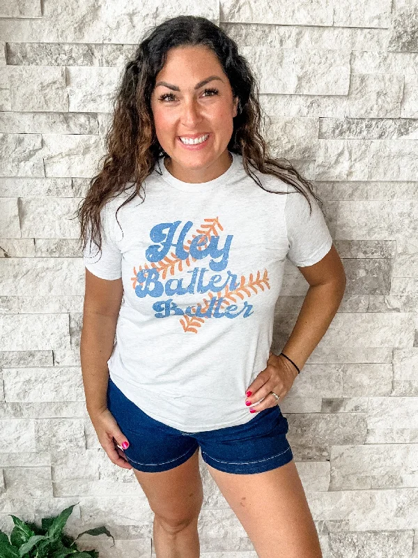 Hey Batter Batter Tee (S-2XL)Sports Team T-Shirts