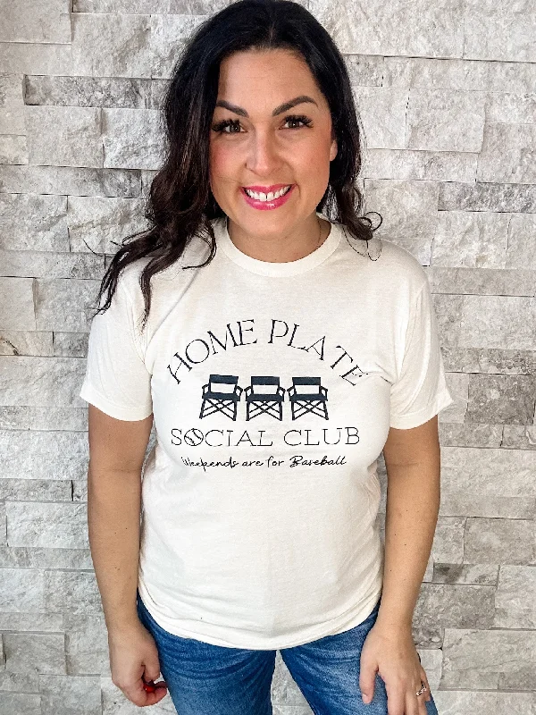 Home Plate Social Club Tee (S-3XL)College T-Shirts