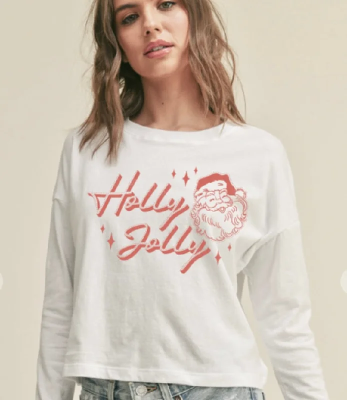 VH-Holly Jolly TeeV-Neck T-Shirts