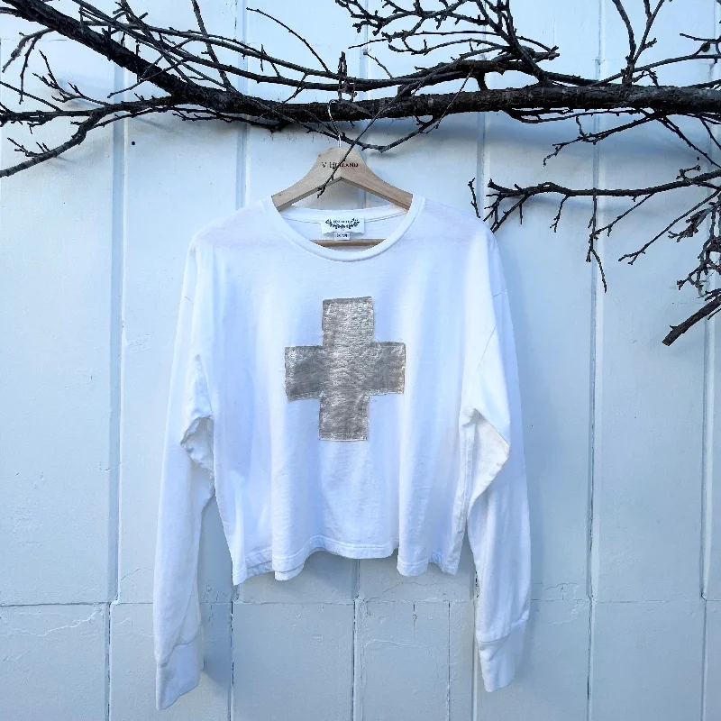 VH-T164 Shimmer Cross L/S TeeRelaxed Fit T-Shirts