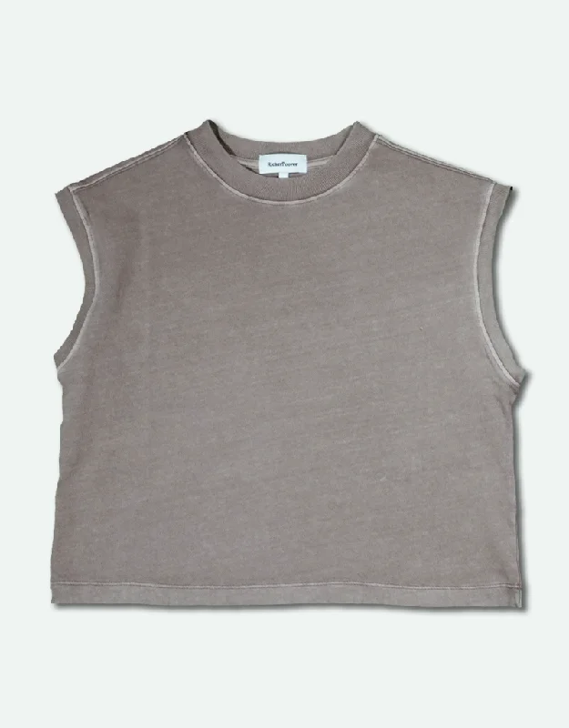 Women's Relaxed Muscle Tee - Warm GreyArtist T-Shirts